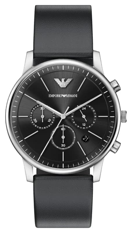 Emporio Armani AR11774 Minimalist Chronograph (42mm) Black Watch