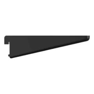 Rothley Twin Slot Shelving Kit In Matt Black 4" Brackets And 63" Uprights