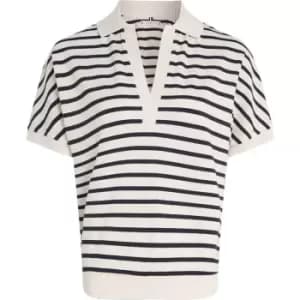 Tommy Hilfiger Relaxed Lyocell Polo Ss - Blue