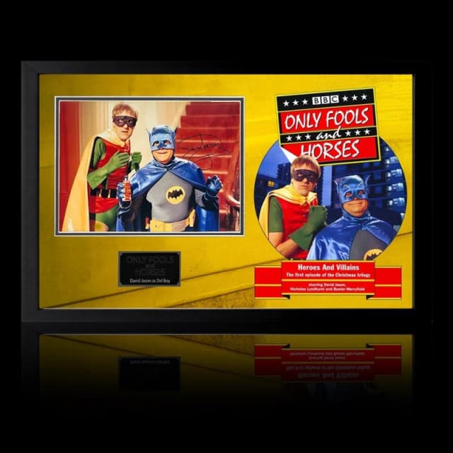 The Fan Cave David Jason Signed Only Fools and Horses Premium F Yellow unisex 850mm x 60