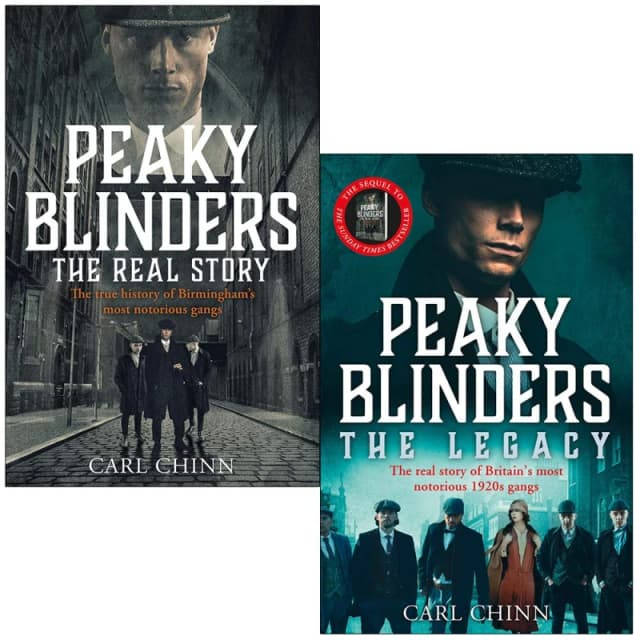 Peaky Blinders The Real Story, The Legacy By Carl Chinn 2 Books Collection Set Paperback Carl Chinn Books