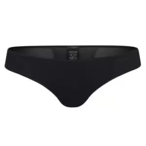 Calvin Klein Calvin Sheer Bikini Bottoms - Black