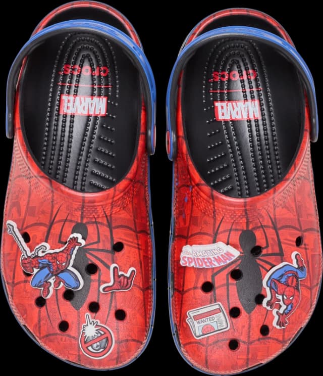 Crocs Unisex Spider-Man Classic Clogs Multi W10/M9