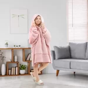 Fleece Blanket Hoodie One Size