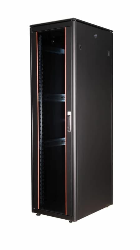 Equip Dynamic Flex 19' Cabinet. 42U. 600X800MM. RAL9005 Black