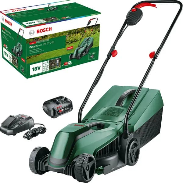 Bosch EasyMower 18V-32-200 1 x 2.5Ah Li-ion Cordless Rotary Lawnmower