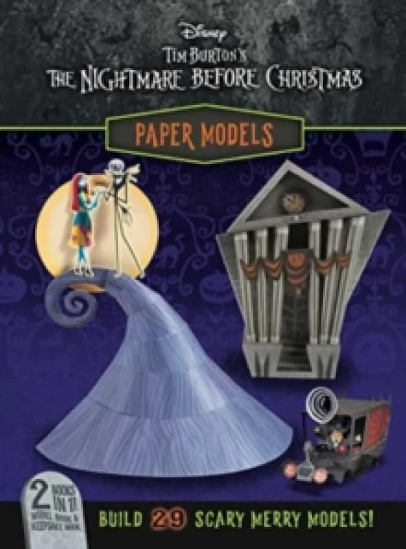 Disney: Tim Burton's The Nightmare Before Christmas Paper Models Spiral bound