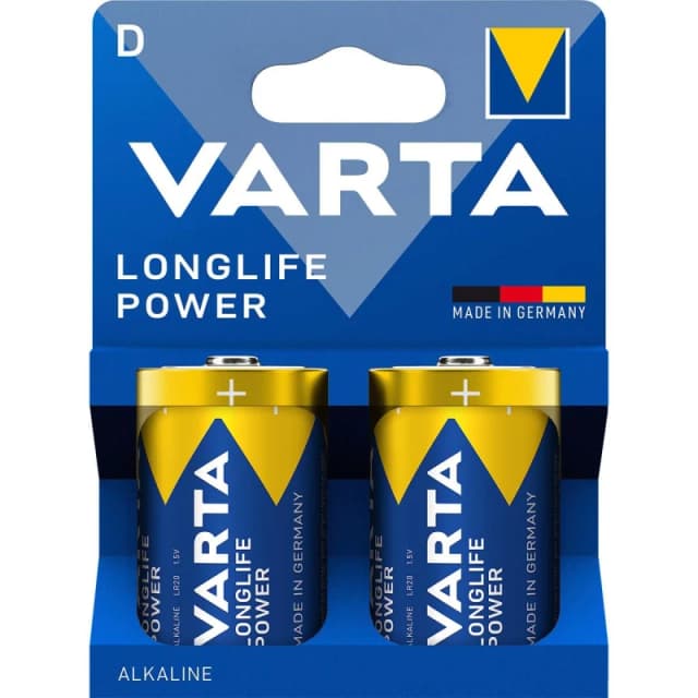 Varta Varta VARTA Longlife Power D Blister 2 D battery Alkali-manganese 1.5 V 2 pc(s) 4920121422