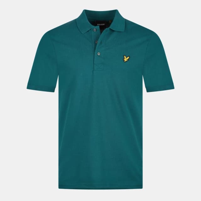 Lyle and Scott Basic Short Sleeve Polo Shirt Short Sleeve Polos XS Green 54206790310