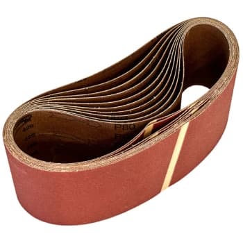 Worksafe WSB6280 Sanding Belt 100 x 620mm 80Grit - Pack of 10