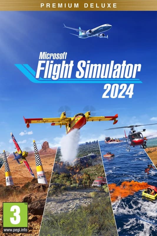 Microsoft Flight Simulator 2024 Premium Deluxe Edition (Pre-Purchase/Launch Day) for Xbox Series X/Xbox Series S/PC - Digital Download