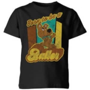 Scooby Doo Born To Be A Baller Kids T-Shirt - Black - 11-12 Years