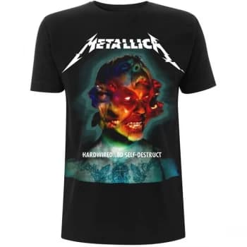 Metallica - Hardwired Album Cover Mens Small T-Shirt - Black