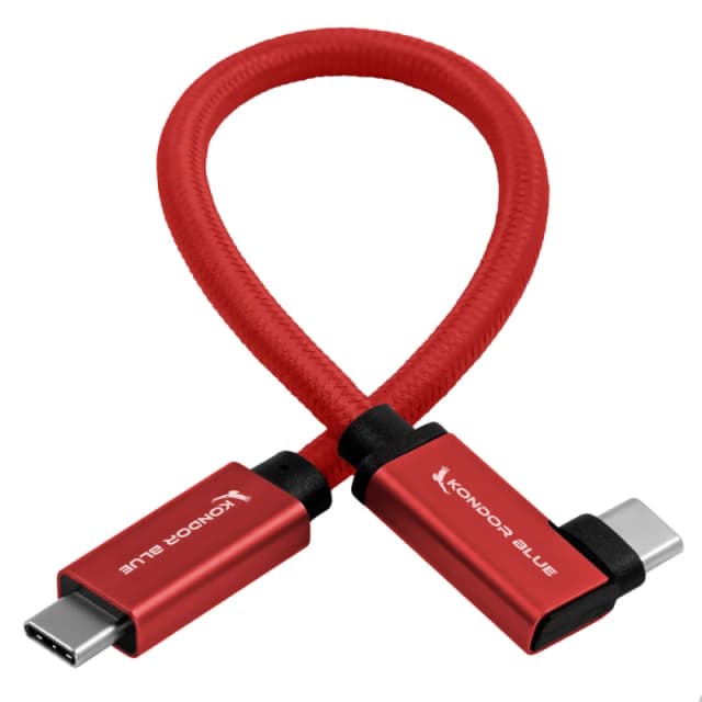 Kondor Blue KB-USBC-RA-R USB cable USB 3.2 Gen 2 (3.1 Gen 2) 0.216 m R