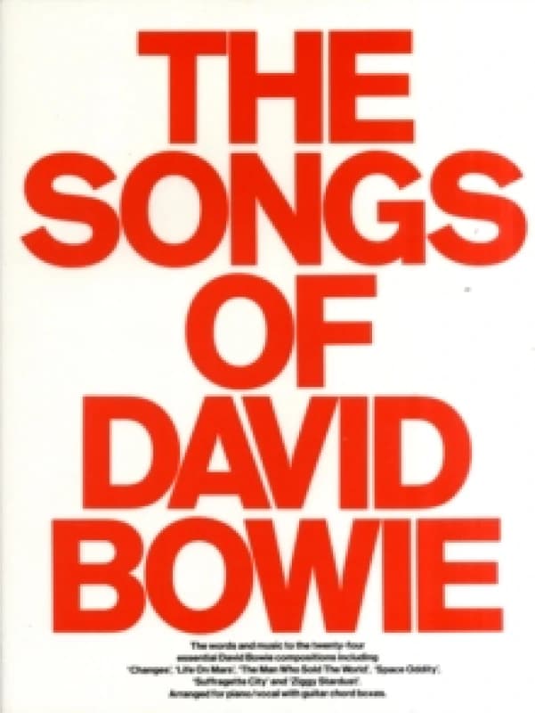 Songs of David Bowie by Mick Rock Paperback