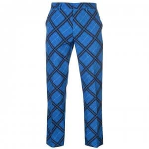 Slazenger Print Golf Trousers Mens - Navy/Blue