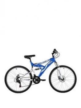 Flite Phaser II Dual Suspension Mens Mountain Bike 18" Frame, One Colour, Men