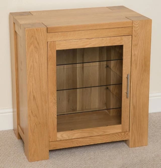 Thats Furniture Kuba Solid Oak Media Unit with Storage in Light Oak Light Oak Unisex