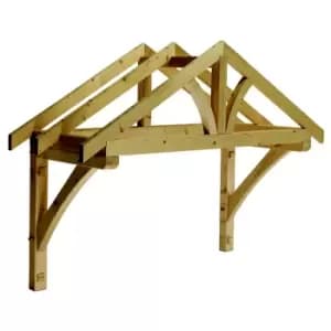 Cheshire Mouldings Pine Porch Canopy, (W)1.56M (D)0.61M