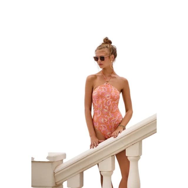 banana moon Womens 1 Piece swimsuit Banana Moon Miski Alakuri Orange Female S