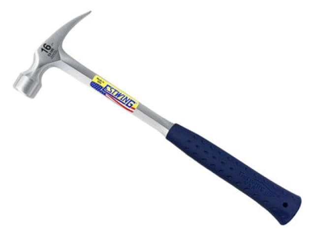 ESTWING E3/16S Straight Claw Hammer - Vinyl Grip 450g (16oz) ESTE316S - Estwing E3/16S