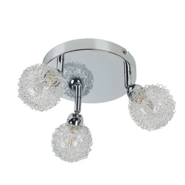 ValueLights Silver Ceiling Bar Spotlight Silver