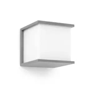 Kubick 1 Light Outdoor Wall Light Dark Grey IP44, E27