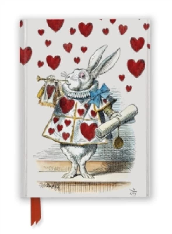 Alice's Adventures in Wonderland: White Rabbit (Foiled Journal) Notebook / blank book