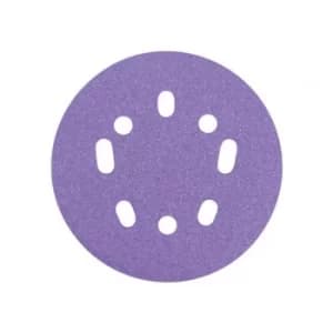 Trend Aluminium Oxide Orbital Sanding Disc 125mm x 120G (Pack 10)