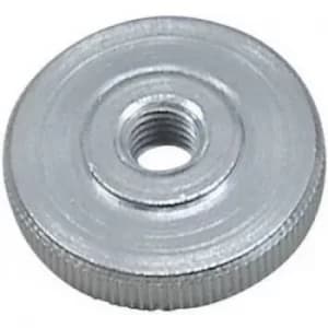TOOLCRAFT DIN 467 Knurled nuts M3 DIN 467 Steel zinc plated 10 pc(s)