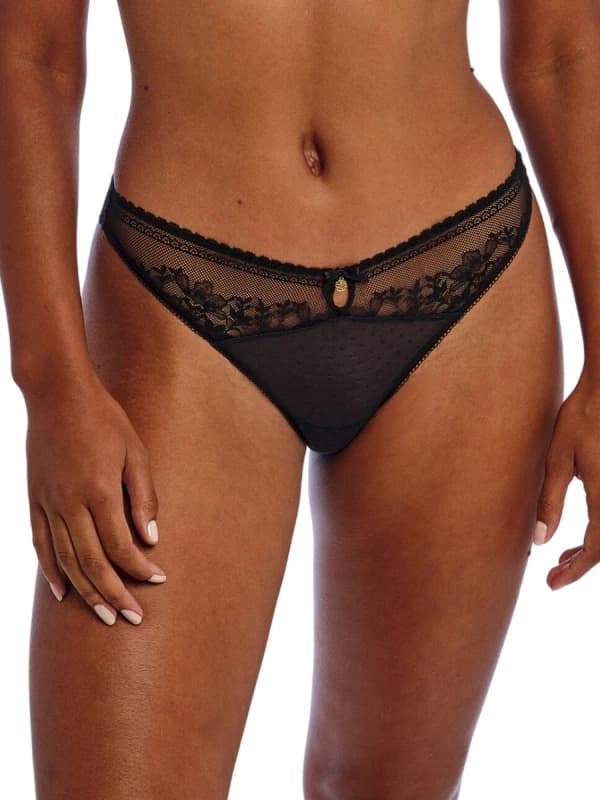 Freya Womens Sydnie Brazilian in Black Size: 14 Black Female 14