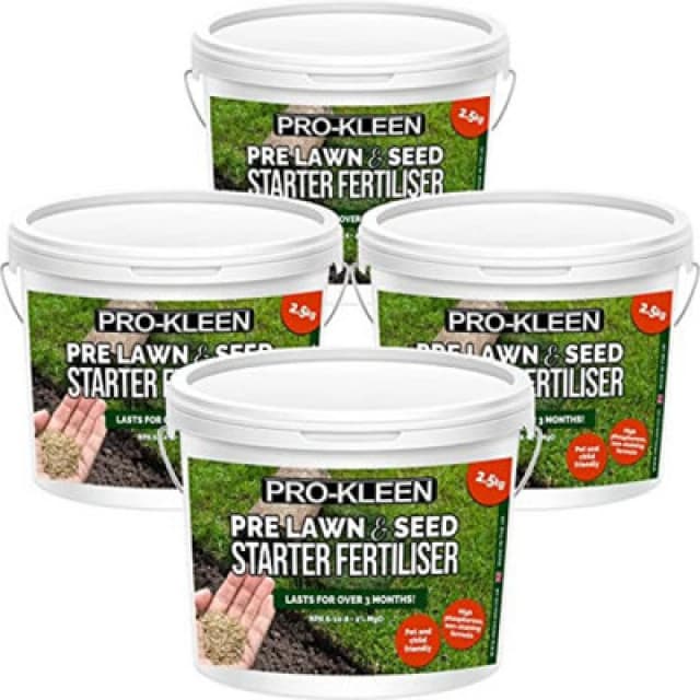 Pro-Kleen Pre Lawn & Seed Starter Fertiliser - Phosphorus Rich Formula With Nitrogen, Potassium & Magnesium Oxide 10Kg