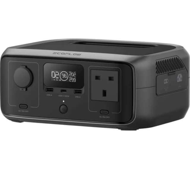 ECOFLOW RIVER 3 UPS 245 Wh Portable Power Station - Black 4895251627221
