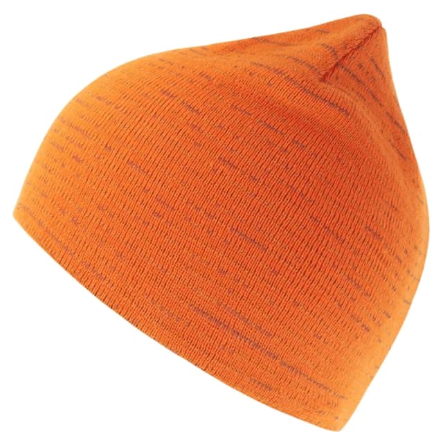 Atlantis Atlantis Men Shine Reflective Short Beanie in Orange Orange One Size Male 5063703623629