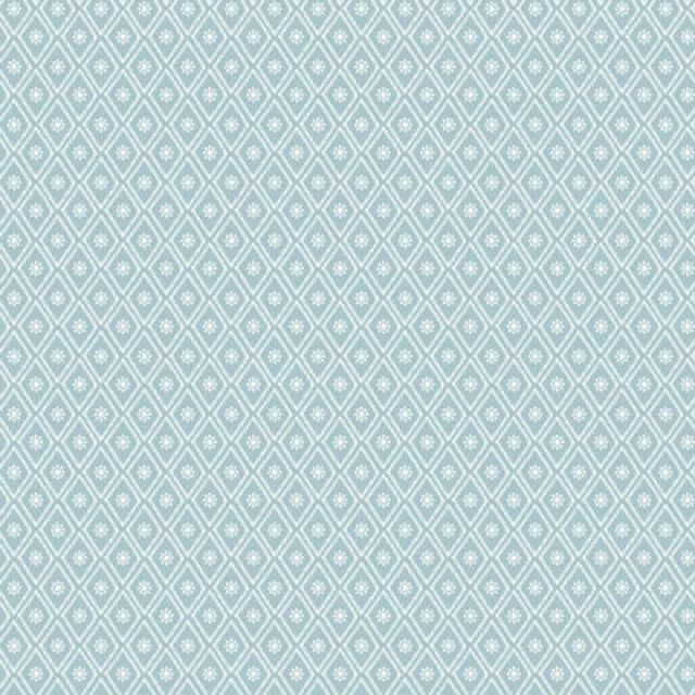 Hoopla Walls Ditsy Diamond - Denim Mix 10M Wallpaper