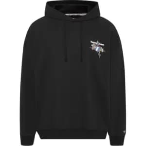 Tommy Jeans Tjm Oversized Sport-Tee Hoodie - Black