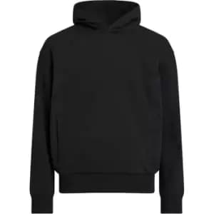 CALVIN KLEIN Mix Media Nylon Interlock Hoodie - Black
