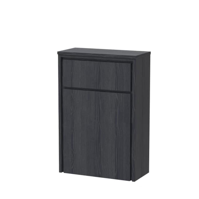 Balterley Floor Standing WC Unit - 818 x 555 x 260mm - Graphite Grey Woodgrain Grey Unisex