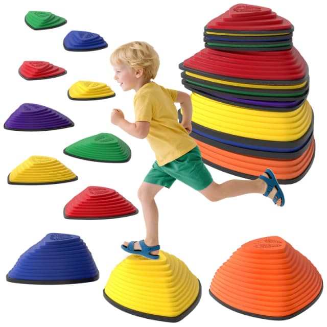 AIYAPLAY AIYAPLAY 11 Pieces Stepping Stones for Balance and Motor Skills