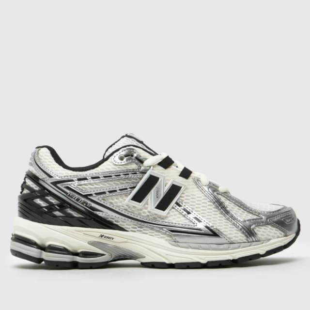 New Balance 1906 Trainers White Silver Black, 5