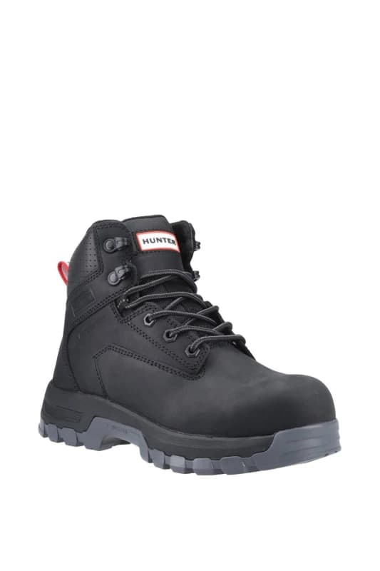 Hunter Womens Gale Safety Boot in Black Size: 3 Black Female 3