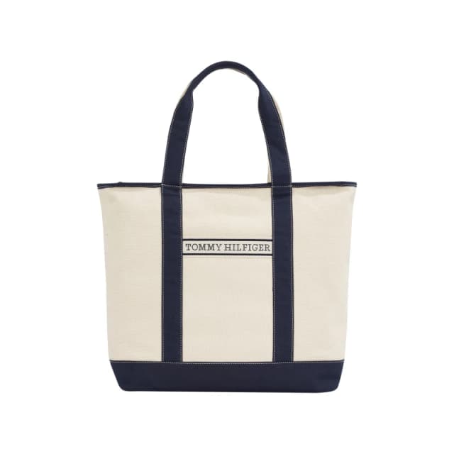 Tommy Hilfiger Womens Summer Canvas Tote Bag Space Blue female One Size