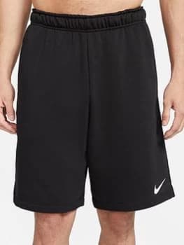 Nike Train Dri-FIT Fleece Shorts - Black, Size L, Men