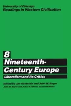University of Chicago Readings in Western Civilization Volume 8 by Jan E. Goldstein