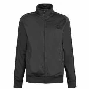 Lonsdale Track Jacket Mens - Charcoal/Black