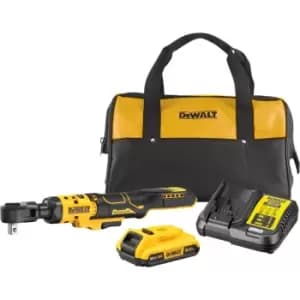 DEWALT DCF512 18v XR Cordless 1/2" Drive Open Head Ratchet Wrench 1 x 2ah Li-ion Charger Bag
