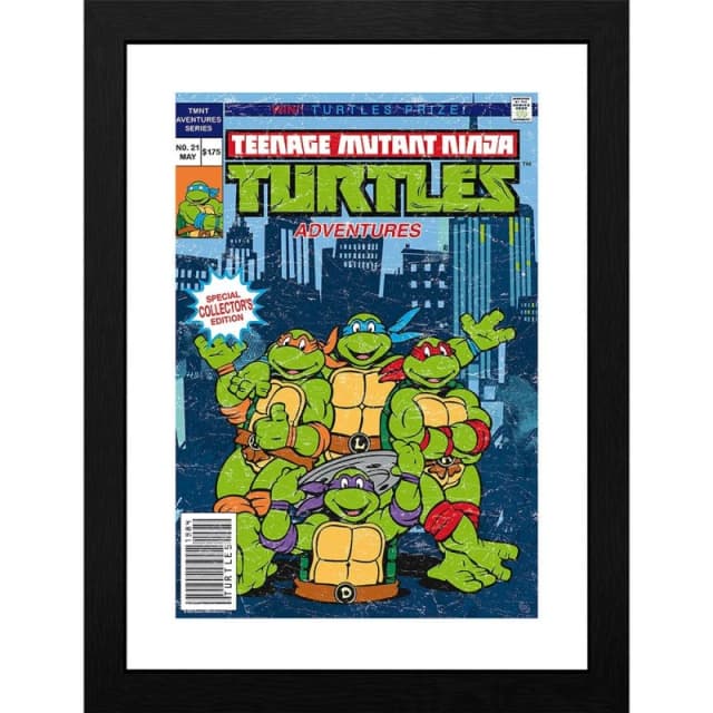 Teenage Mutant Ninja Turtles Comic Cover - Multi Multi One Size