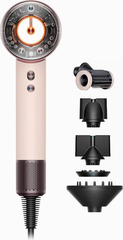 Dyson Supersonic Nural Straight+Wavy Hair Dryer - Ceramic Pink / Rose Gold