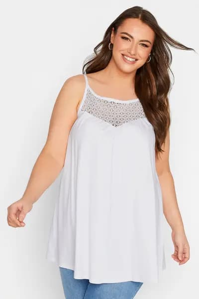 Yours Vest Top White