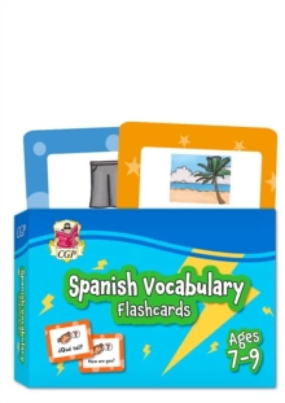 Spanish Vocabulary Flashcards for Ages 7-9 (with Free Online Audio) Hardback